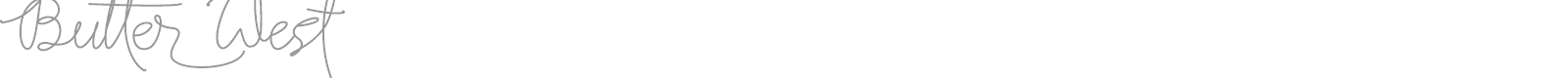 Butter West font preview